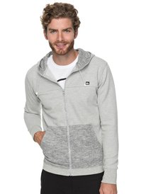 quiksilver, Толстовка на молнии Airdrove, LIGHT GREY HEATHER (sjsh) AIRDROVE EQYFT03762