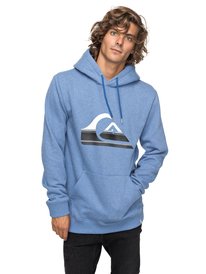 quiksilver, Худи Big Logo, BRIGHT COBALT HEATHER (bpch) BIG LOGO HOOD EQYFT03797