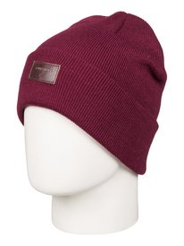 quiksilver, Шапка мужская с отворотом Brigade, POMEGRANATE (rzg0) Brigade - Cuff Beanie EQYHA03038