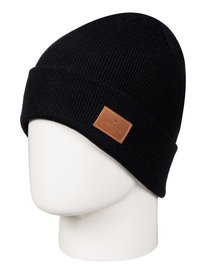 quiksilver, Шапка Brigade, BLACK (kvj0) Brigade - Cuff Beanie EQYHA03082