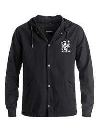 quiksilver, Бейсбольная куртка Hideaway Coach, BLACK (kvj0) Hideaway Coach - Baseball Coach Jacket EQYJK03314