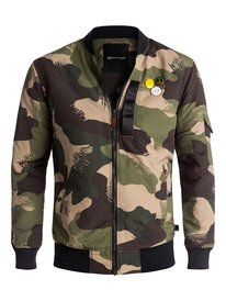 quiksilver, Бомбер Trestles Army, SCRATCH CAMO COLOUR (tmp6) Trestles Army - Long-Fit Bomber EQYJK03359