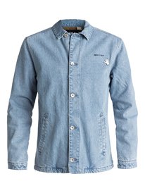 quiksilver, Джинсовая куртка Newport Night, MID INDIGO (bqk0) Newport Night - Denim Coach Jacket EQYJK03360