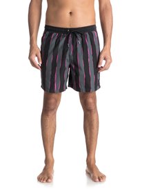 quiksilver, Пляжные шорты Mad 17", BLACK (kvj6) MAD WAX VOLLEY 17 NB EQYJV03315