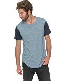 quiksilver, Футболка Skybreak, REAL TEAL HEATHER (bprh) SKYBREAK CREW EQYKT03685