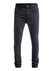quiksilver, Узкие брюки Low Bridge, BLACK (kvj0) Low Bridge - Slim Skinny Trousers EQYNP03115