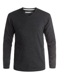 quiksilver, Свитшот Everyday Kelvin, DARK GREY HEATHER (ktfh) Everyday Kelvin - V-Neck Sweatshirt EQYSW03141