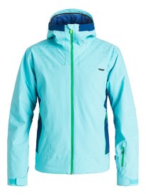 quiksilver, Сноубордическая куртка Bloke, BLUE FISH (bgz0) Bloke - Snow Jacket EQYTJ03054