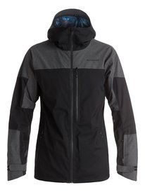 quiksilver, Сноубордическая куртка Stencil, BLACK (kvj0) Stencil - Snow Jacket EQYTJ03056