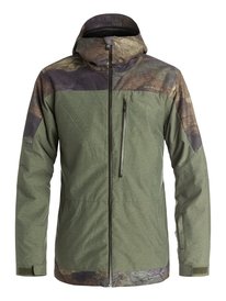 quiksilver, Сноубордическая куртка Tension, WOODLAND (csn7) Tension - Snow Jacket EQYTJ03057