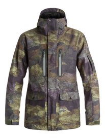 quiksilver, Сноубордическая куртка Dark And Stormy, WOODLAND (csn7) Dark And Stormy - Snow Jacket EQYTJ03059