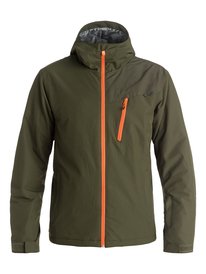 quiksilver, Сноубордическая куртка Mission Plus, FOREST NIGHT (csn0) Mission Plus - Snow Jacket EQYTJ03066