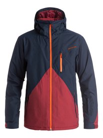 quiksilver, Сноубордическая куртка Mission Colorblock, NAVY BLAZER (byj0) Mission Colorblock - Snow Jacket EQYTJ03067