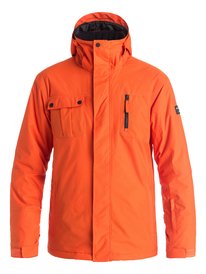 quiksilver, Сноубордическая куртка Mission Solid, FLAME (nmj0) Mission Solid - Snow Jacket EQYTJ03068