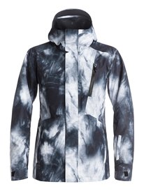quiksilver, Сноубордическая куртка Forever Printed GORE-TEX®, TEMPETA CAVIAR (kvj6) Forever Printed GORE-TEX® 2L - Snow Jacket EQYTJ03091
