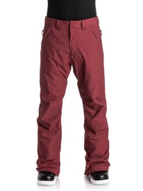 quiksilver, Сноубордические штаны Estate, POMEGRANATE (rzg0) Estate - Snow Pants EQYTP03033