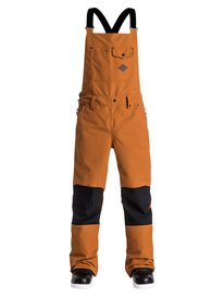 quiksilver, Сноубордические штаны-комбинезон Found, PUMPKIN SPICE (nzh0) Found - Bib Snow Pants EQYTP03035