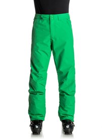quiksilver, Estate - Snow Pants, KELLY GREEN (gnk0) Estate - Snow Pants EQYTP03064