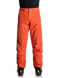 quiksilver, Estate - Snow Pants, MANDARIN RED (nms0) Estate - Snow Pants EQYTP03064
