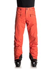 quiksilver, Boundry - Snow Pants, MANDARIN RED (nms0) Boundry - Snow Pants EQYTP03065