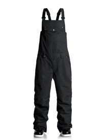 quiksilver, Сноубордические штаны Found, BLACK (kvj0) Found - Bib Snow Pants EQYTP03066