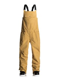 quiksilver, Сноубордические штаны Found, MUSTARD GOLD (ylm0) Found - Bib Snow Pants EQYTP03066