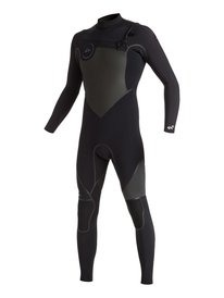 quiksilver, Длинный гидрокостюм (фулсьют) с нагрудной молнией Syncro 3/2mm, BLACK (kvj0) Syncro Plus 3/2mm Chest Zip Full Wetsuit EQYW103023