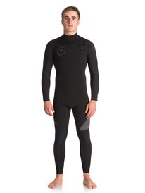 quiksilver, Гидрокостюм с молнией на груди 3/2mm Syncro Series, BLACK/ BLACK/ JET BLACK (xkkk) 3/2 SYNCRO SERIES CZ GBS EQYW103038