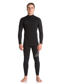 quiksilver, Гидрокостюм с молнией на груди 4/3mm Syncro Series, BLACK/ BLACK/ JET BLACK (xkkk) 4/3 SYNCRO SERIES CZ GBS EQYW103042