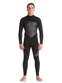 quiksilver, Гидрокостюм с молнией на спине 5/4/3mm Syncro Series, JET BLACK/BLACK (xkkk) 5/4/3 SYNCRO SERIES BZ GBS EQYW103045
