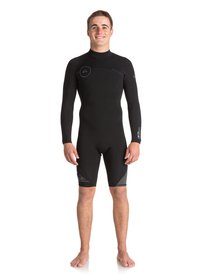 quiksilver, Гидрокостюм с молнией на спине 2/2mm Syncro Series, BLACK/ BLACK/ JET BLACK (xkkk) 2/2 SYNCRO SERIES BZ LS SP FLT EQYW403005