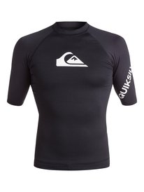 quiksilver, Гидрофутболка с коротким рукавом All Time UPF 50, BLACK (kvd0) ALL TIME SS EQYWR03033