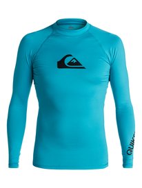quiksilver, Мужская гидромайка с длинным рукавом All Time, BLUE DANUBE (bms0) All Time - Long Sleeve Rash Vest EQYWR03034