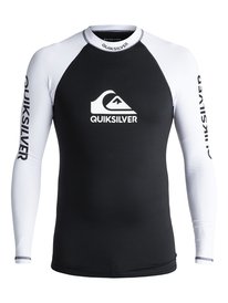 quiksilver, Гидрофутболка с длинным рукавом On Tour UPF 50, BLACK (kvj0) ON TOUR LS EQYWR03076