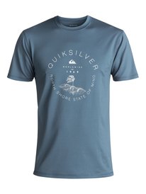 quiksilver, Гидрофутболка Radical Surf, REAL TEAL (bpr0) RADICAL SURF TEE SS EQYWR03085