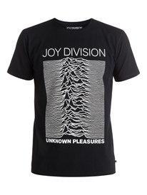 quiksilver, Quiksilver Music Collab Joy Division Unknown Pleasures - T-Shirt, BLACK (kvj0) Quiksilver Music Collab Joy Division Unknown Pleasures - T-Shirt EQYZT04135