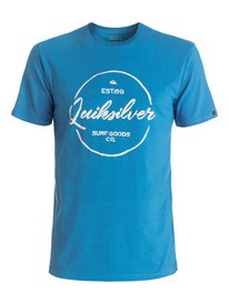 quiksilver, Футболка Classic Silvered, VALLARTA BLUE (byh0) Classic Silvered - T-Shirt EQYZT04309