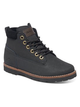 quiksilver, Mission - Boots en cuir, SOLID BLACK (sbkm) Mission - Lace-Up Boots AQBB700004
