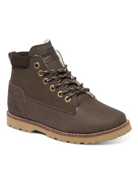 quiksilver, Mission - Boots en cuir, BROWN/BROWN/BROWN (xccc) Mission - Lace-Up Boots AQBB700004