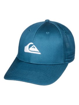 quiksilver, Boy's 8-16 Decades Snapback Hat, MOROCCAN BLUE (bsg0) Decades - Snapback Cap AQBHA03224