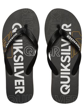 quiksilver, Molokai Nitro - Tongs, BLACK/BLACK/ORANGE (xkkn) Molokai Nitro - Flip-Flops AQBL100015