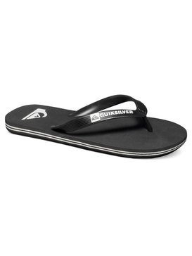 quiksilver, Boy's 8-16 Molokai Sandals, BLACK/BLACK/WHITE (xkkw) Molokai - Flip-Flops AQBL100017