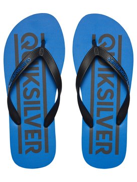 quiksilver, Java Wordmark - Tongs, BLACK/BLUE/BLACK (xkbk) Java Wordmark - Flip-Flops AQBL100018