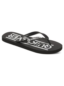 quiksilver, Java Wordmark - Tongs, BLACK/BLACK/WHITE (xkkw) Java Wordmark - Flip-Flops AQBL100018