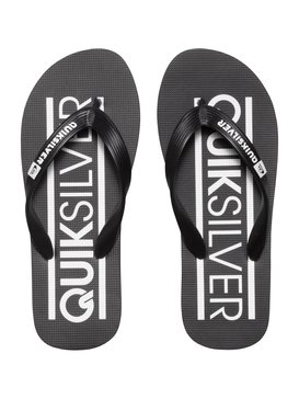 quiksilver, Java Wordmark - Tongs, BLACK/WHITE/BLACK (xkwk) Java Wordmark - Flip-Flops AQBL100018