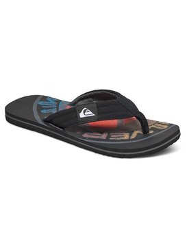 quiksilver, Molokai Layback - Sandalen, BLACK/BLACK/RED (xkkr) Molokai Layback - Sandals AQBL100182
