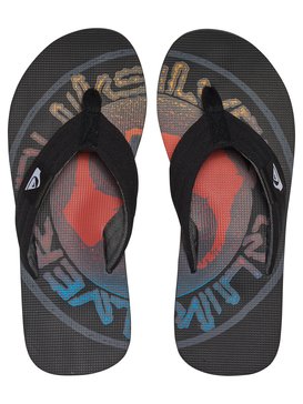 quiksilver, Molokai Layback - Sandalen, BLACK/BLACK/RED (xkkr) Molokai Layback - Sandals AQBL100182