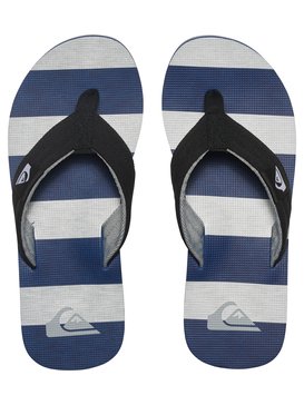 quiksilver, Molokai Layback - Sandalen, BLACK/GREY/BLUE (xksb) Molokai Layback - Sandals AQBL100182