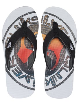 quiksilver, Molokai Layback - Sandalen, BLACK/WHITE/RED (xkwr) Molokai Layback - Sandals AQBL100182