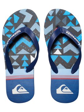 quiksilver, Molokai Slab Lapu - Tongs, BLUE/BLUE/BLUE (xbbb) Molokai Slab Lapu - Flip-Flops AQBL100199